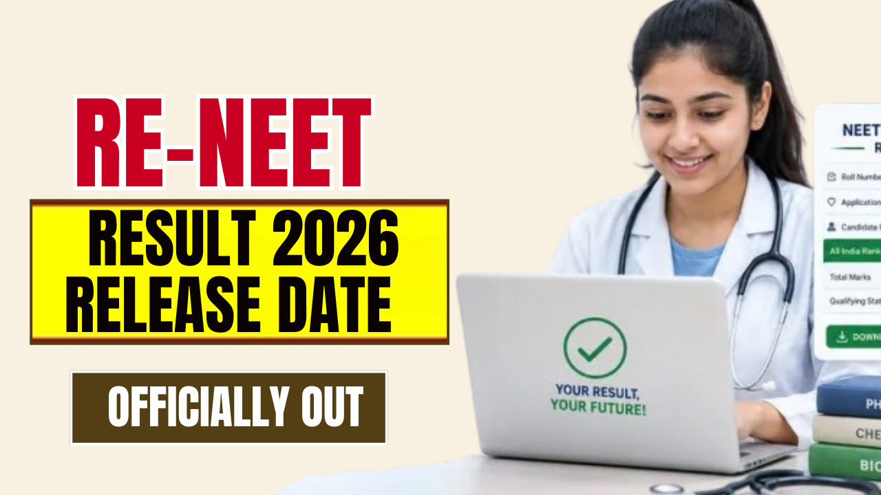 Re-NEET Result 2026 Release Date Officially Out