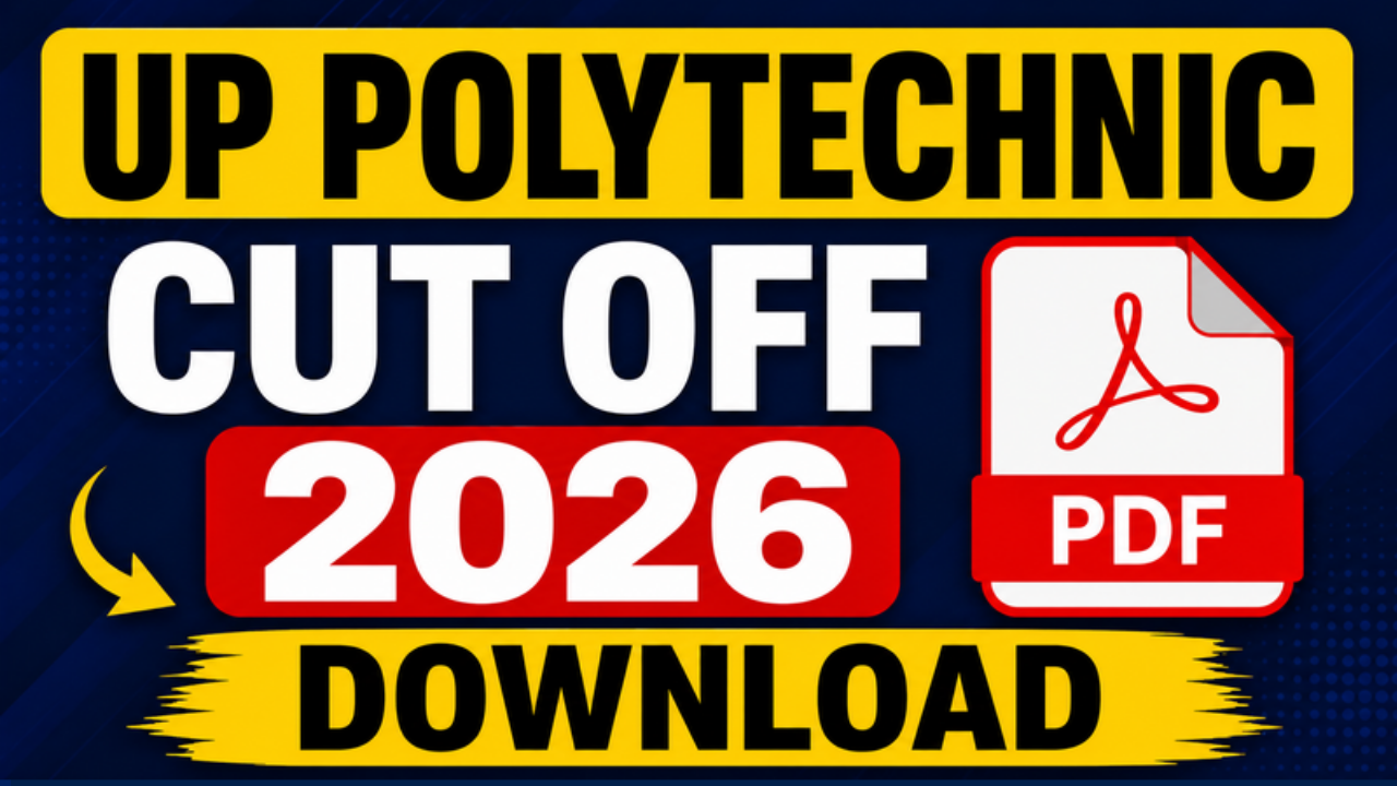 UP Polytechnic Cut Off 2026 PDF Download