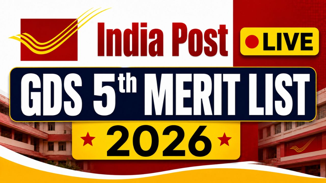 India Post GDS 5th Merit List 2026 LIVE